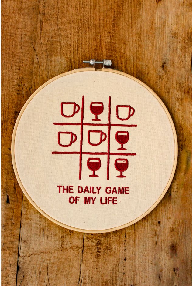 Bastidor Bordado Cafe Ou Vinho Mimo Galeria -1-